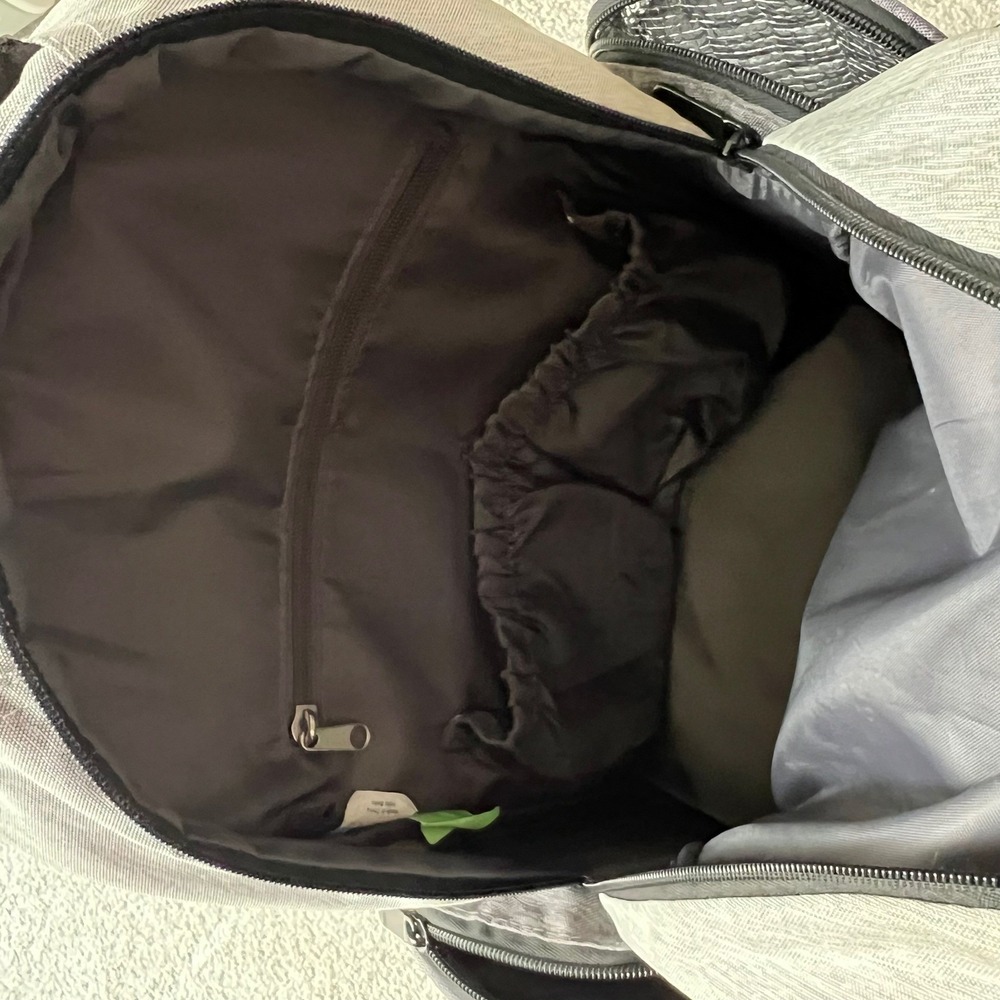 Hello Bello Backpack Diaper Bag Gray Multiple Compartments Travel - Picture 11 of 14